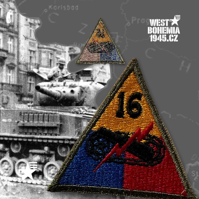 Originální nášivka US 16. obrněná divize